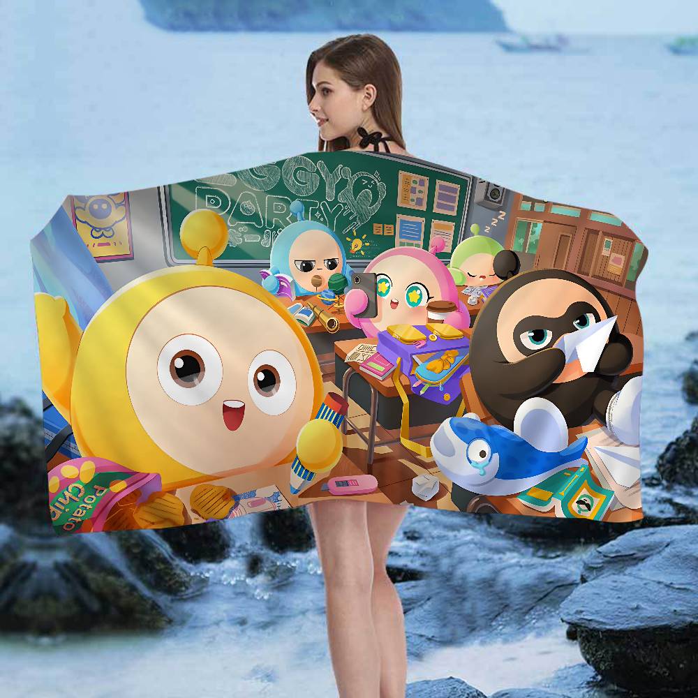 Game Egg Party Beach Towel Colorful Bath Towels for Girl Microfiber Quick Dry Sand Free Beach Yoga Spa Gym Pool