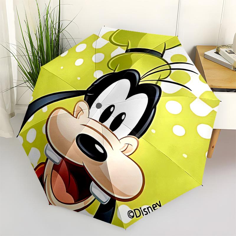 

Winnie and friends Themed Travel Umbrella-8 Ribs Automatic Opening and Closing, Portable Folding Design, Compact and Stylish Umbrella
