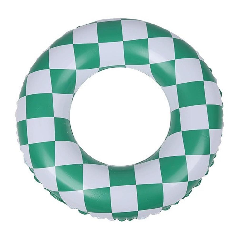 Nadmuchiwany pierścień do pływania, koło do pływania, kratka, dorosły, pierścień do pływania pod pachami, PVC, pogrubiony pierścień do pływania, do basenu plażowego