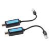 1Pair 10 100Mbps 1CH Passive IP Network Coaxial Transmitter Receiver Extender for IP NVR Camera