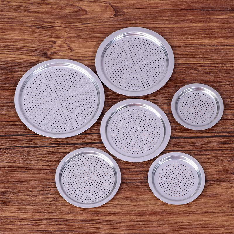4Pcs/Set Moka Pot Replacement Kit - 3 Silicone Gaskets + Aluminum Filter, Fits 1/2/3/6/9/12 Cup Coffee Makers
