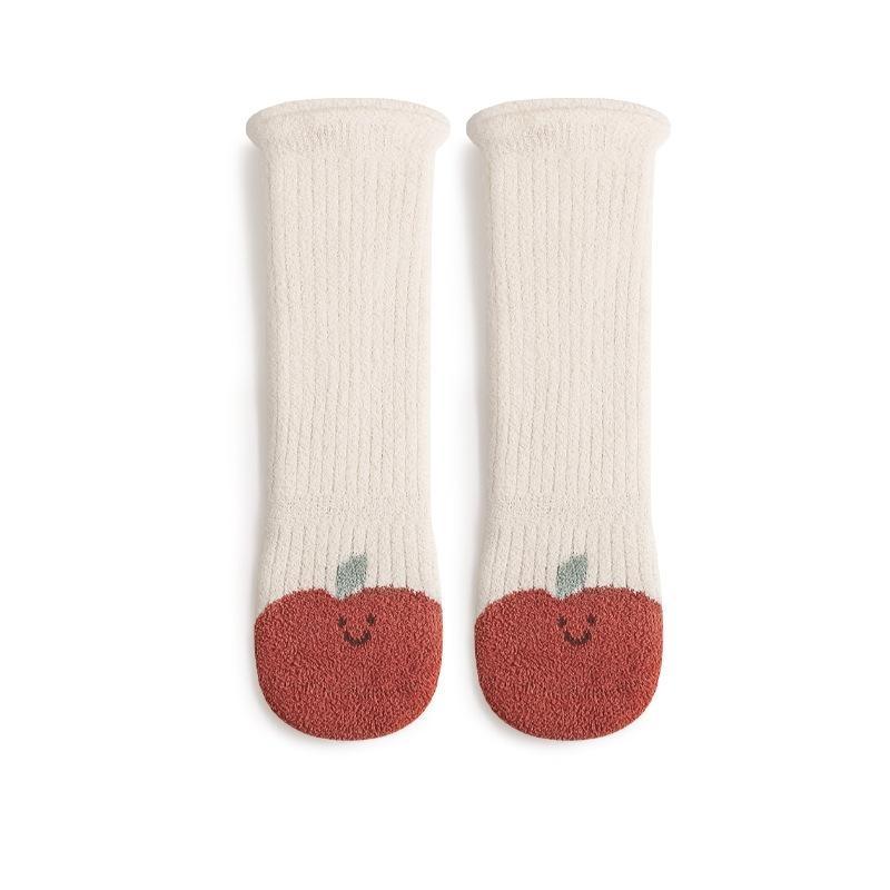 Winter Baby Long Stockings Warm Thick Baby Tube Socks Cute Cartoon Loose Cuff Newborn High Knee Socks