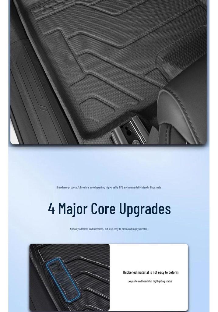 Waterproof TPE Floor & Trunk Mats for Changan Oshan Z6/Z6iDD - Full Coverage