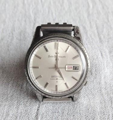 SEIKO Sportsmatic 21 камень Автоматические Серебристые Проверены Япония Б/У Для Продажи