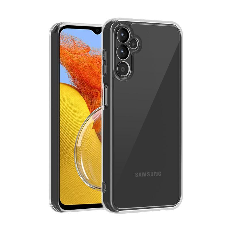 Applicable to Samsung S25PLUS mobile phone case Transparent 2-in-1 all-inclusive Bayer anti-yellow S24ULTRA anti-drop PC case