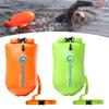 Inflatable Swim Buoy Waterproof Bag for Open Water Snorkeling Kayaking