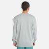 Timberland Workwear Label Loopback Crew Neck Sweatshirt, Men's, Medium Grey Heather, XS, TB0A2PRK0521