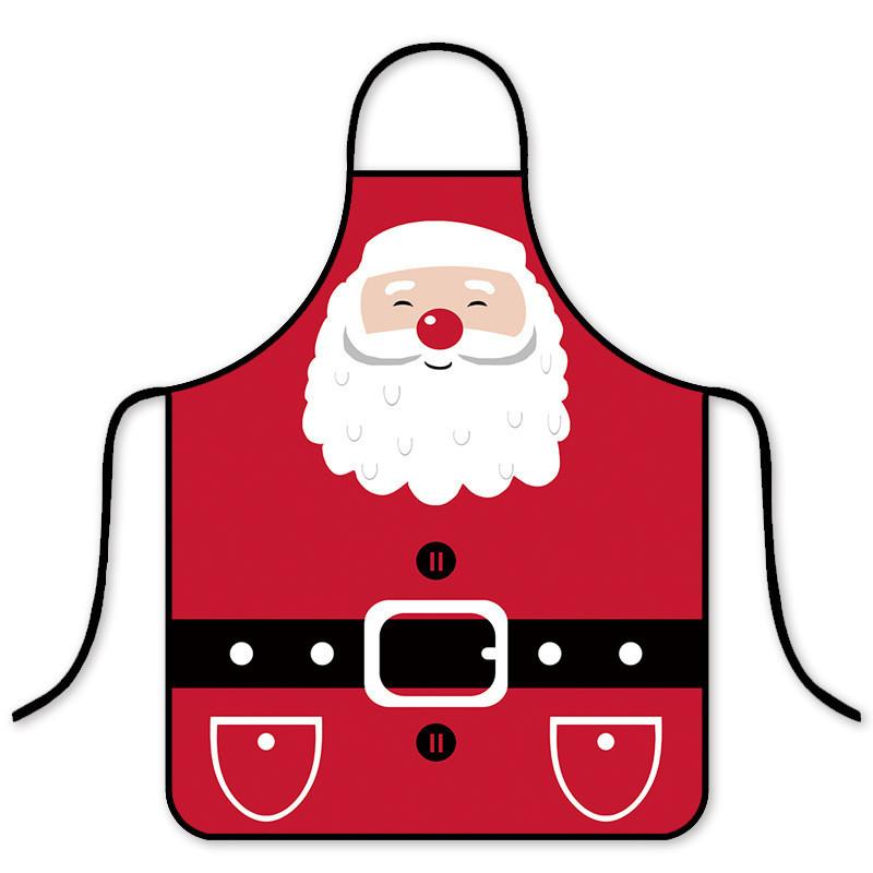 Christmas Holiday Waterproof Oilresistant Apron With Creative Fun Patterns For Adults And Kids