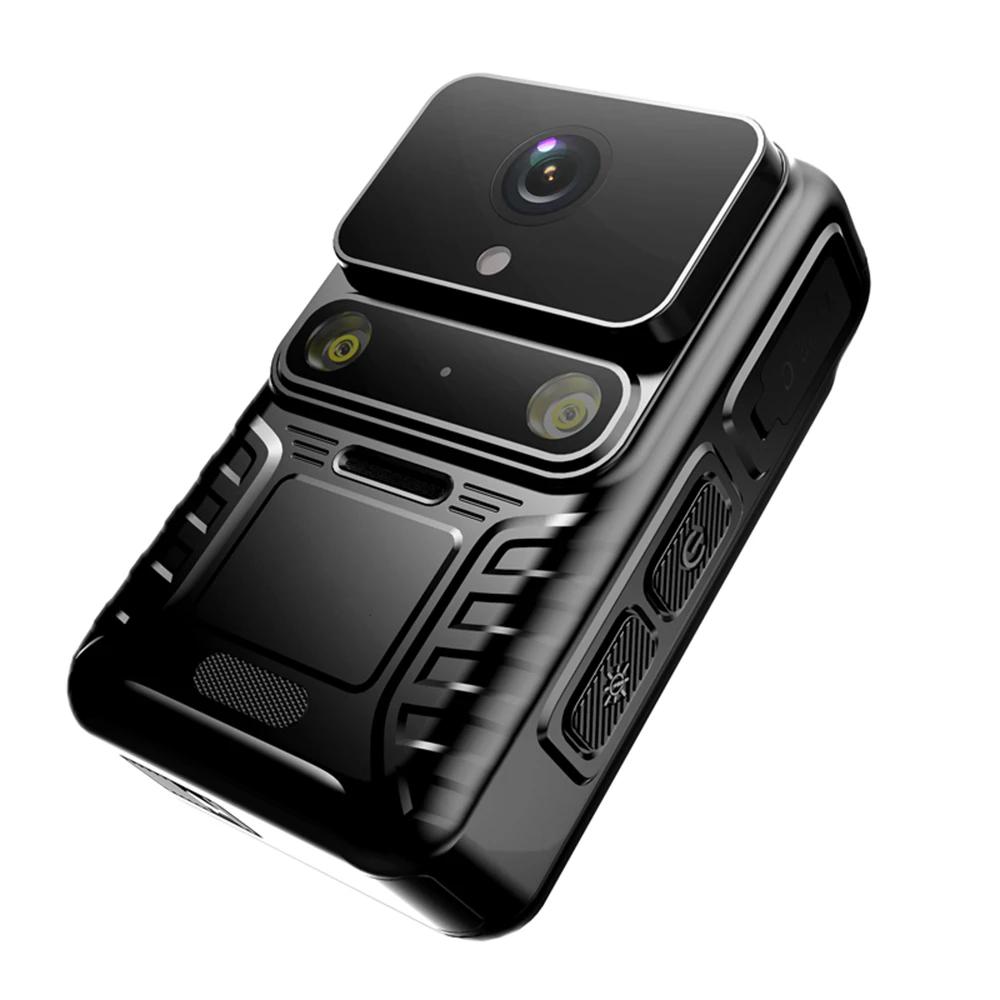 4K Wearable Body Camera, WiFi Action Camera, Night Vision, Waterproof, 2.0-inch IPS Touchscreen