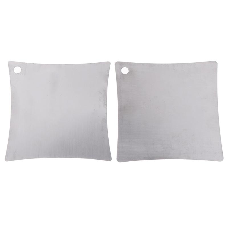 2Pcs/Set Stainless Steel Guitar Notched Radius Gauges For Measuring Fingerboard Radius Guitar Neck Fretboard Tool Ruler