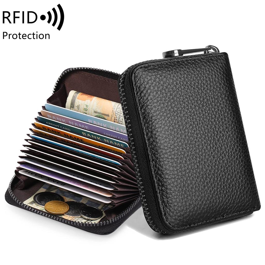 RFID anti-theft card swiping bag multi-functional large-capacity credit card case small card holder