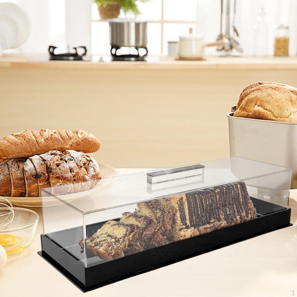 Bakery Display Case Cake Holder with Clear Lid Pastry for Shower