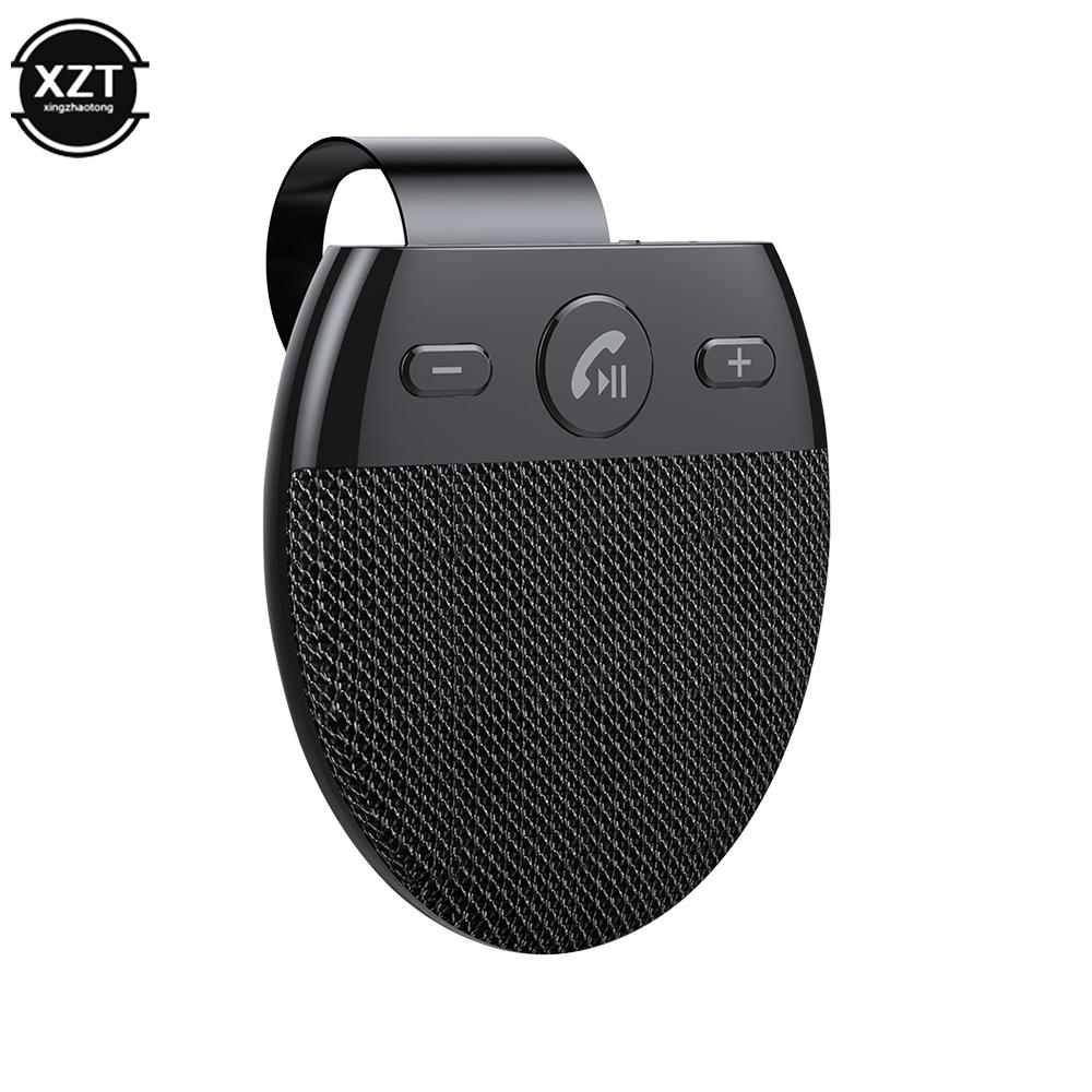 Car Bluetooth-Compatible V5.0 Wireless Vehicle Car Speakers Compatible Hands-free Car Kit BT MP3 Speaker Sun Visor Car Accessory чёрный