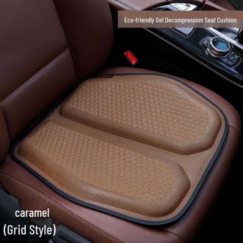 Gel Honeycomb Cooling Seat Cushion: Four Seasons Silicone Comfort Mat for Office or Car