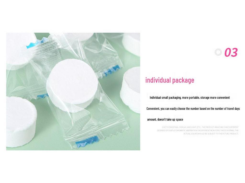 Tragbares Reise-Gesichtswaschhandtuch - Einweg-Komprimierte Schönheits-Reinigungstücher
