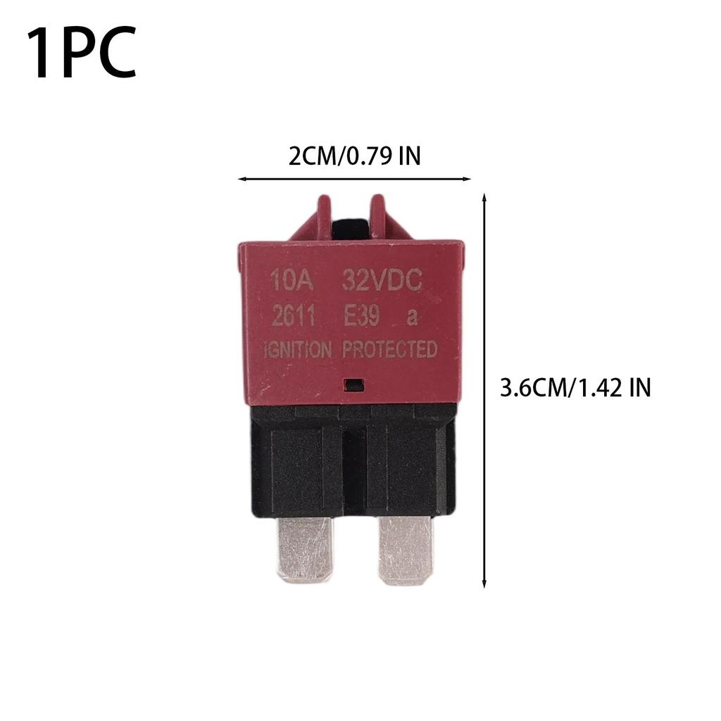 Car Blade Resettable Fuses 5A 7.5A 10A 15A 20A Automotive Fuses Circuit Breaker for E39 Fuse Car Plug-in Overcurrent Protector