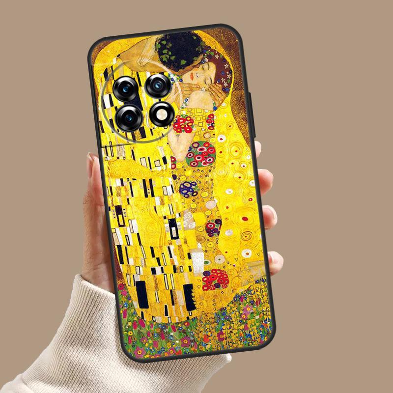 

The Kiss Gustav Klimt Painting Case For OnePlus Nord 5 CE 4 3 Lite N20 N30 OnePlus 15 13 12 11 8 9 10 Pro 12R 13T 13R Cover OnePlus 13T