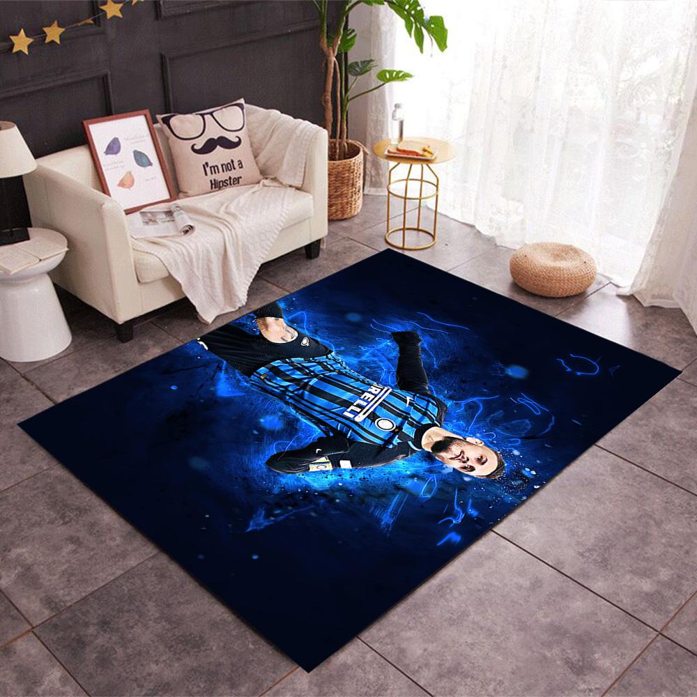 Argentina Football Player Carpet Suitable for Dining Room Bedrooms Entryway Game Room Anti-slip Rug Office Home Decor Gift for Festivals