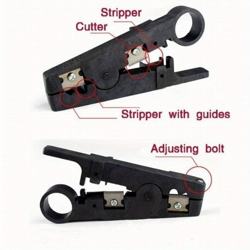 1PC Portable MINI Wire Stripper Knife Crimper Pliers Crimping Tool Cable Stripping Wire Cutter Cut Line Pocket Multitool