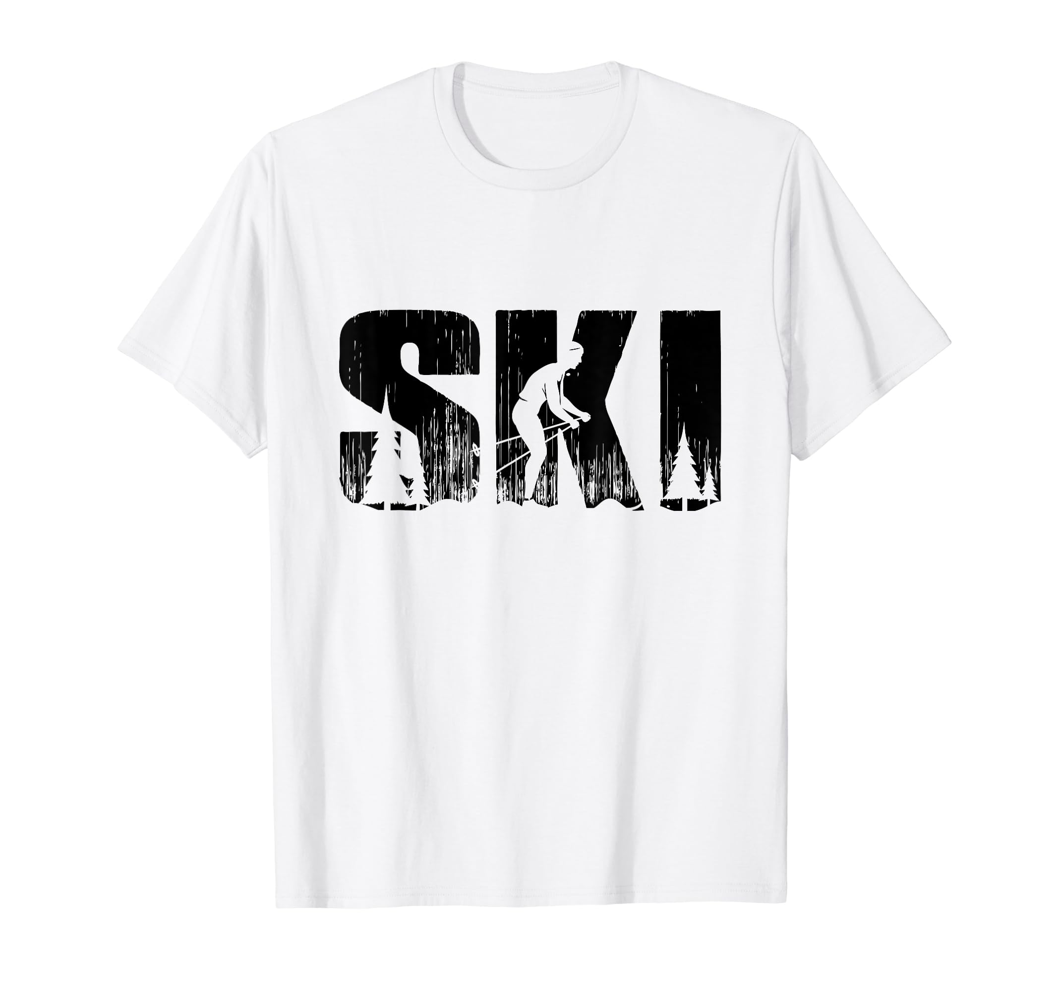

Cross Country Funny Winter Sports Gift for Skiing, Skiing, Skiers, T-Shirt белый