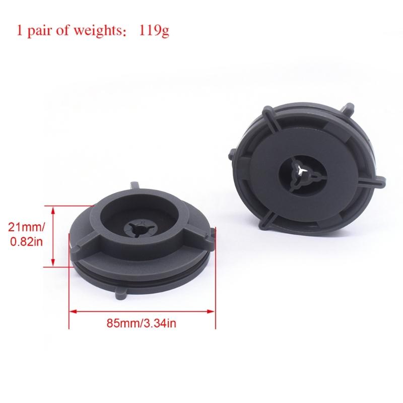 Set Of 2 NAB Hub Adapters Plastic Base For Portable Audiory Gadgets From Strong Structure ABS