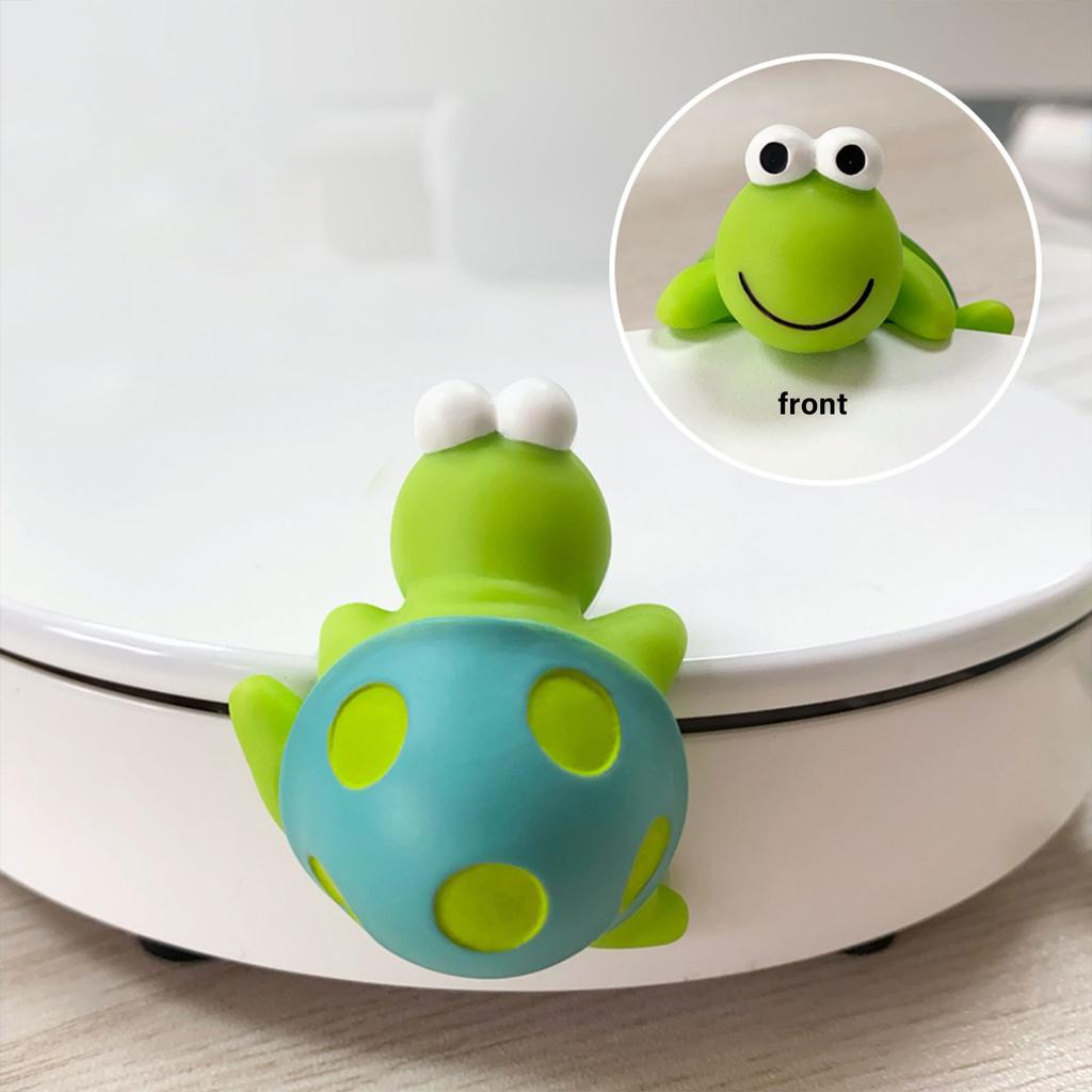 4KS Krásné želvičky pryskyřičné ozdoby Mini pryskyřičné figurky želviček pro interiér auta Vílí zahrada nebo krajinná dekorace