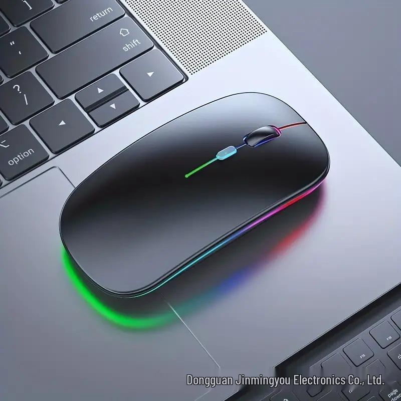 Enhanced Silent Dual-Mode Bluetooth & 2.4G Wireless Rechargeable Mouse