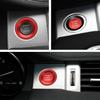 TOMALL Aluminum Engine Start Stop Push Button Ring Compatible with Land Rover Discovery Sport 5 Range Rover Jaguar XJ XF XE F-Type F-Pace XJR XFR Car