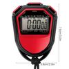 Waterproof Stopwatch Digital Handheld LCD Timer Chronograph Sports Counter with Strap for Swimming Running Football