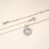 Star Track Ring Necklace Women'S Niche Exquisite Lamp Luxury Premium Diamond Beating Heart Clavicle Chain Gift