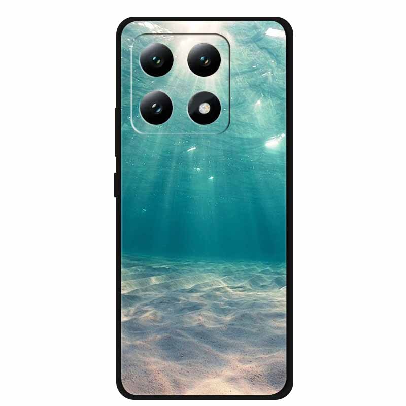 For Xiaomi 15T 5G Case Colorful Flowers Soft Silicone TPU Back Case For Xiaomi 15T Pro 5G Capa Boho Colorida Anti-Scratch Cover