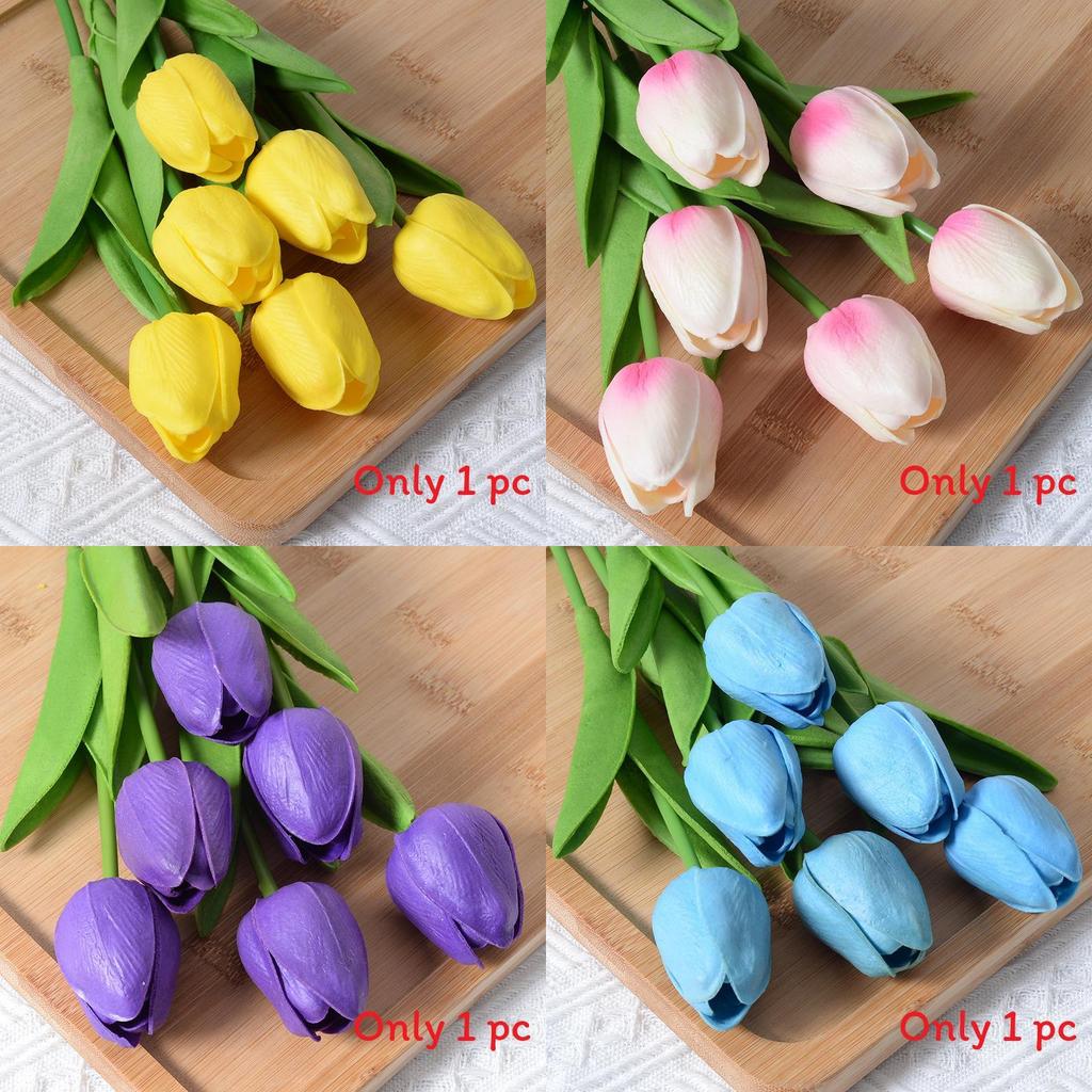 Mini Tulip Fake Plant For Wedding Decoration And Photo Shoots