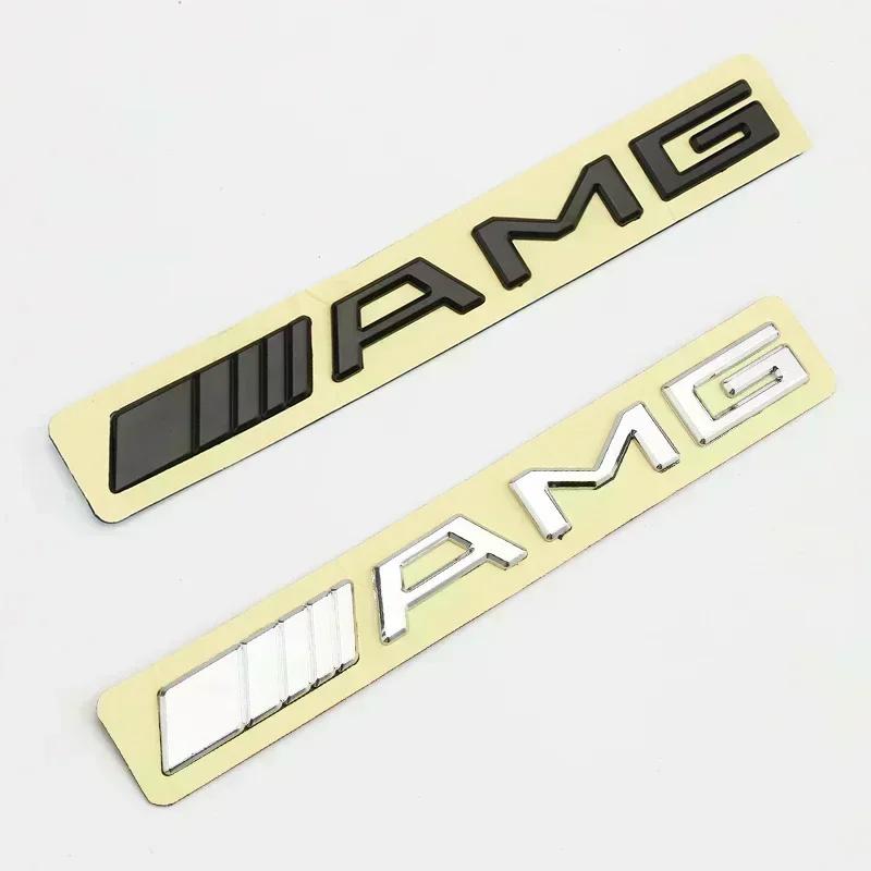 AAVF1 3D ABS Chrome Emblem Letters logo Car Trunk Badge Sticke For Mercedes Benz AMG W204 W205 W212 W213 X253 W163 W166 W167 W246 W222