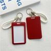 Card Keyring Business Key Chain Badge Holders ID Card Holders ID Card Protective Bus Card Cover