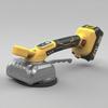 Wibrator do płytek Cross 21V o dużej mocy, żółty, do ścian i podłóg