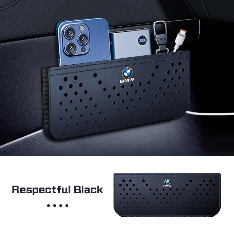 

Car Interior Side Storage Bag for BMW E46 E60 E70 E90 F48 F10 F07 G20 G30 G11 X1X3 X5X6 X7 Mesh Pocket Organizer Box Accessories