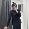 1116 Women's Fancy Long Sleeve Shirt Thin Air Conditioning Shirt Easy Care Commuter Versatile Business Shirt 169117