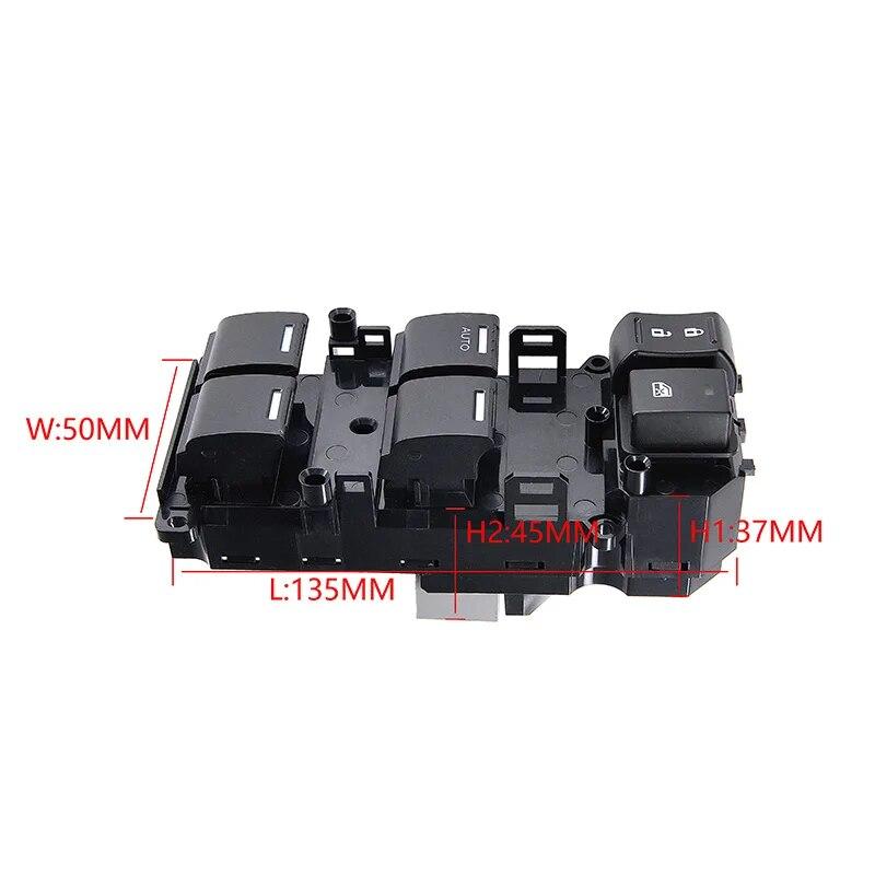 35750-TB0-H01 35750TB0H01 Auto Vorne Fahrerseite Elektrischer Fensterheber Hauptbedienungsschalter Für Honda Accord 2008 -2011