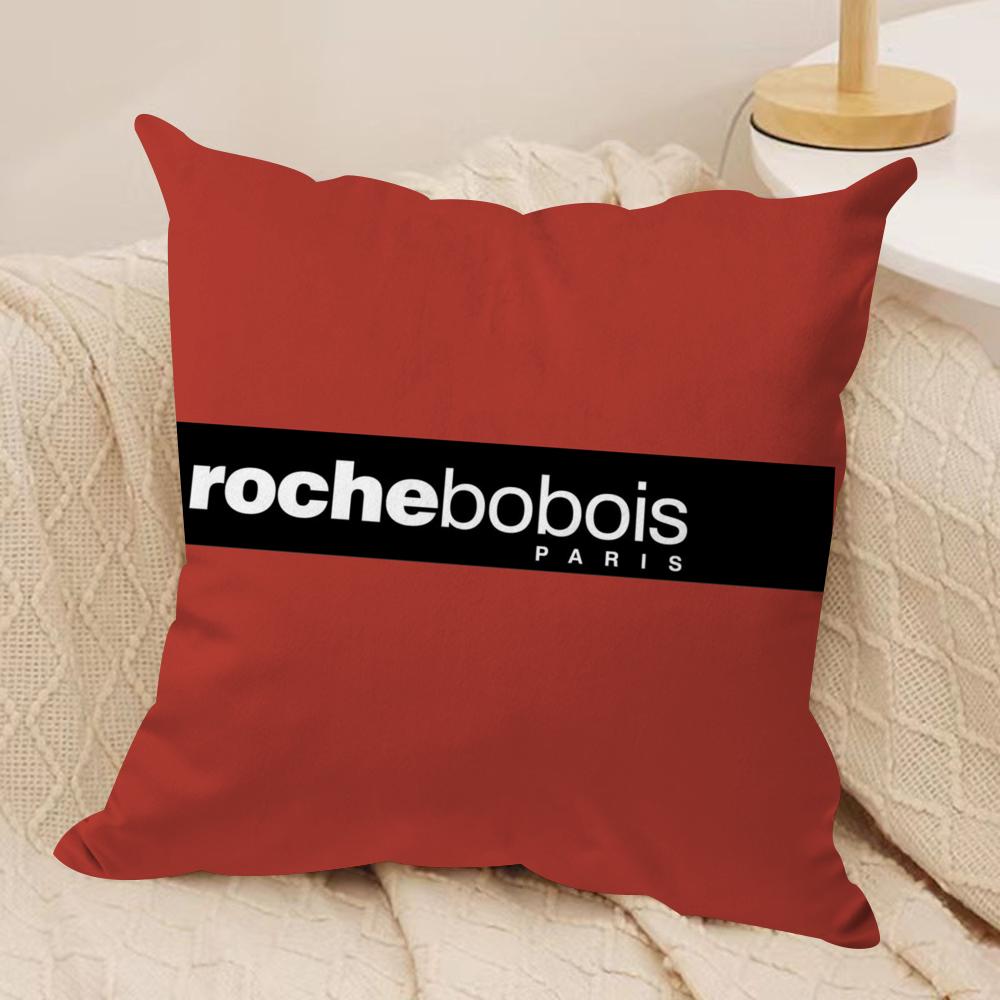 R-Roche Fashion B-Bobois Cushion Cover Soft Plush Double-Sided Printed Sofa Pillow Cushion Cover | All-Season Durable Decor Gift