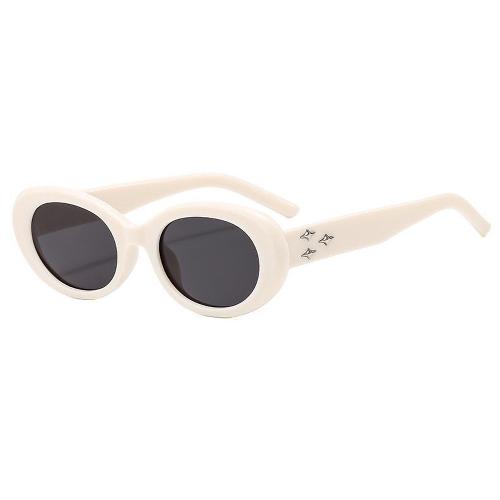 Fashion Big Frame Double Beam Sunglasses Female High-end Sense of European and American Classic Sunglasses Driving Sunscreen Sunglasses