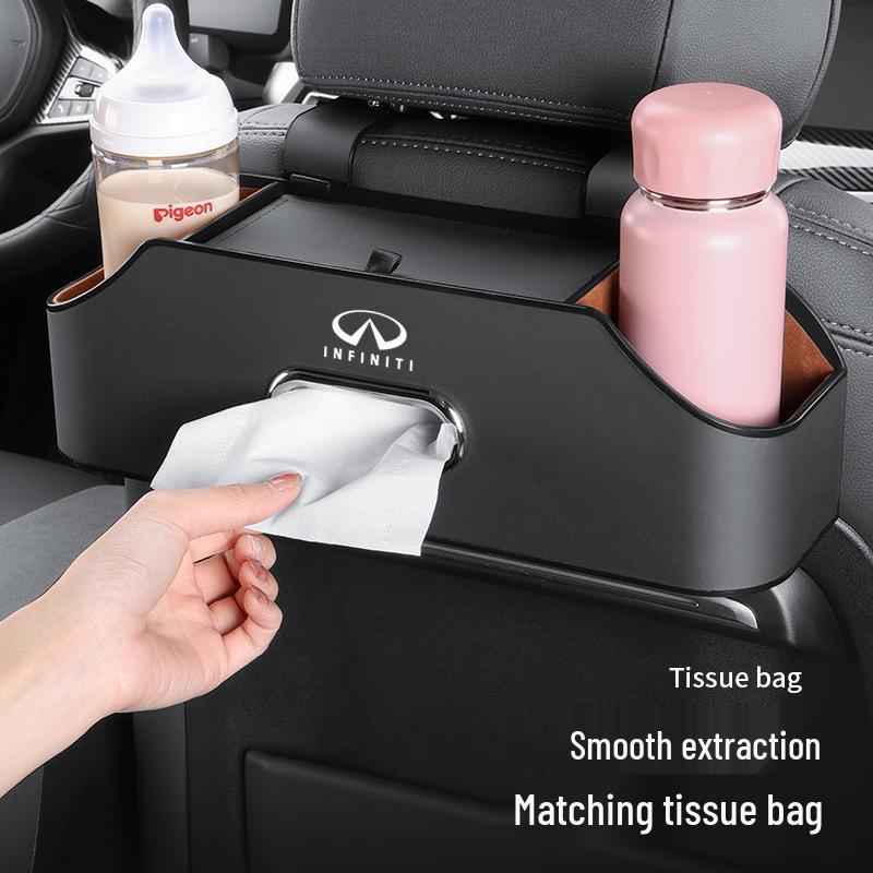 Infiniti Car Seat Back Organizer - Multi-Functional Storage Bag