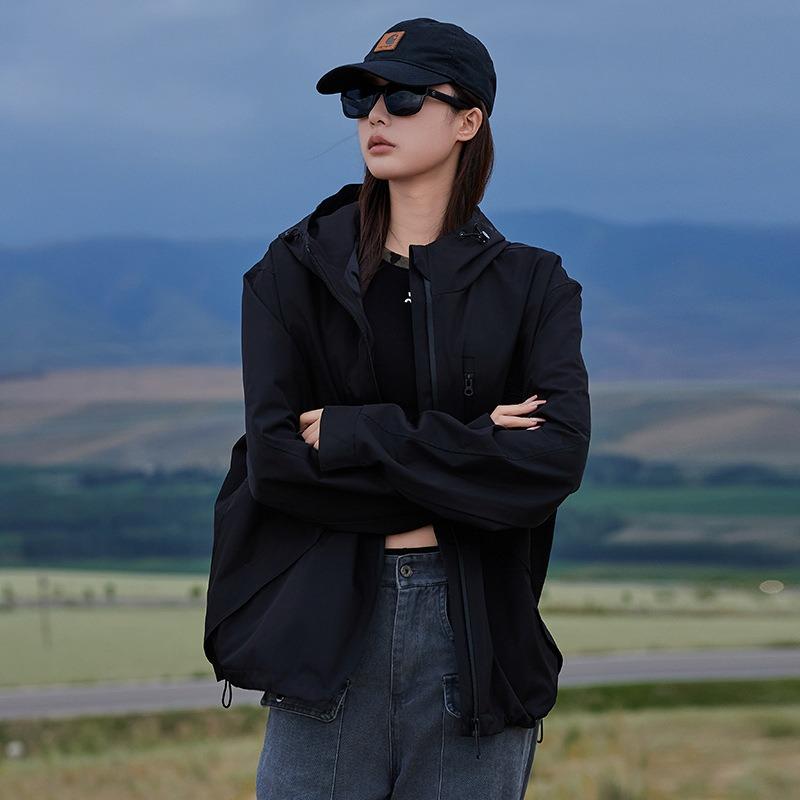 New Jacket Removable Liner Jacket Men's and Women's Hooded Mountaineering Top Couple's Autumn and Winter