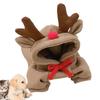 Small Dog Hoodie Reindeer Outfit Pet Clothes For Winter Birthday Christmas Party Indoor Activities Daily Wear