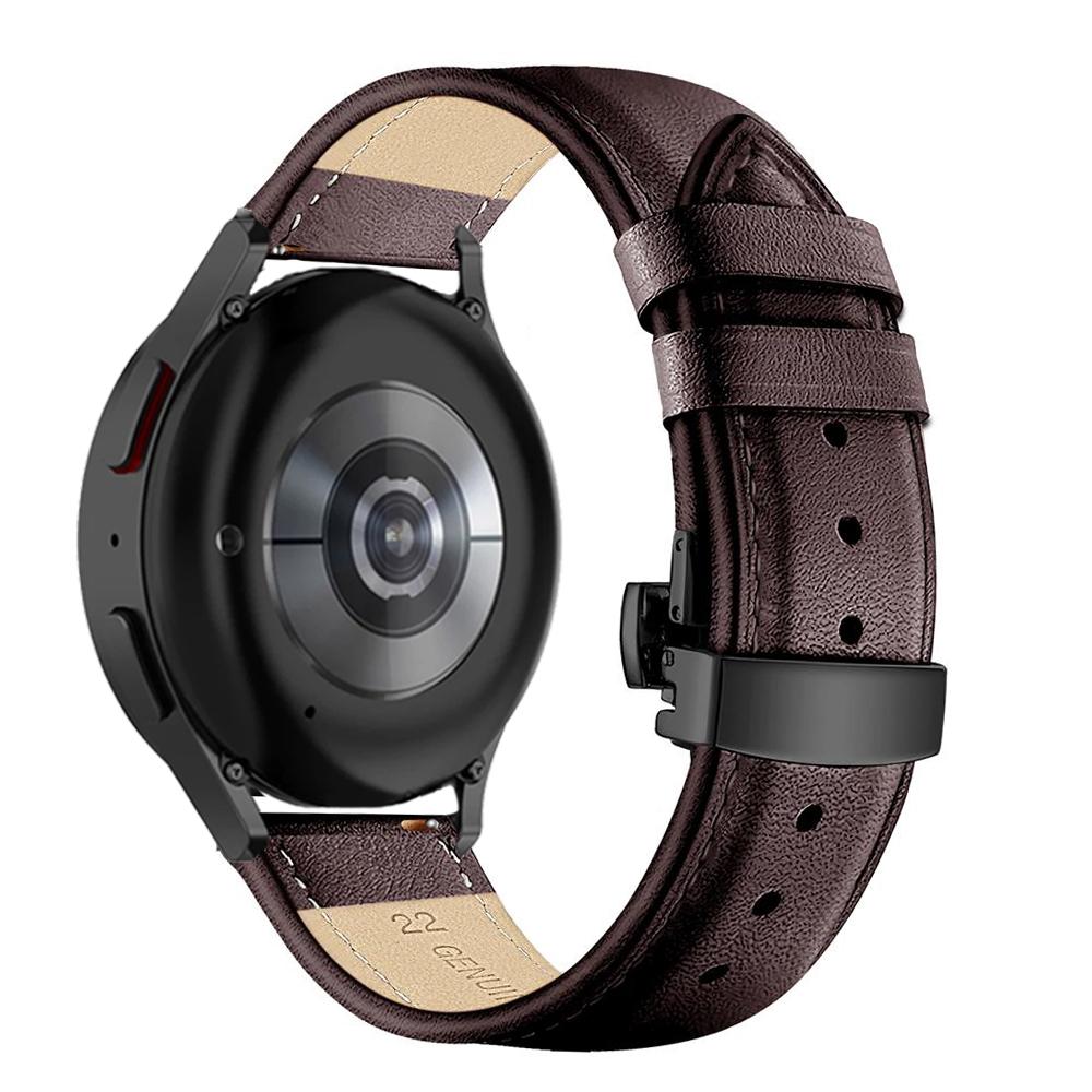 20mm 22mm Band For Samsung Galaxy watch 7/6/5 pro/4 Classic/Active 2/3/42mm/ Genuine Leather bracelet Huawei GT/2/3 pro 4 strap