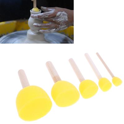 5Pcs Ceramic Sponge Rod Water Absorbing Sculpture Bloom Diy Pottery Arts Tool