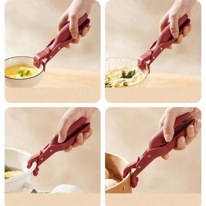 One Heat-resistant Bowl Clip, Used To Prevent Scalding, Multi-purpose Heat-resistant Bowl Rack Clip, Kitchen Pliers.