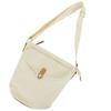 [And It] LegatoLargo Water-Repellent 5-Pocket Canvas Flap Shoulder Bag - Ivory