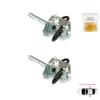 EDP1066-1 2 Pieces Rear Left AND Right Door Catch Hinge Brake Stop Check Strap Limiter for BMW 5 Series E34 7 Series E32 51228168090
