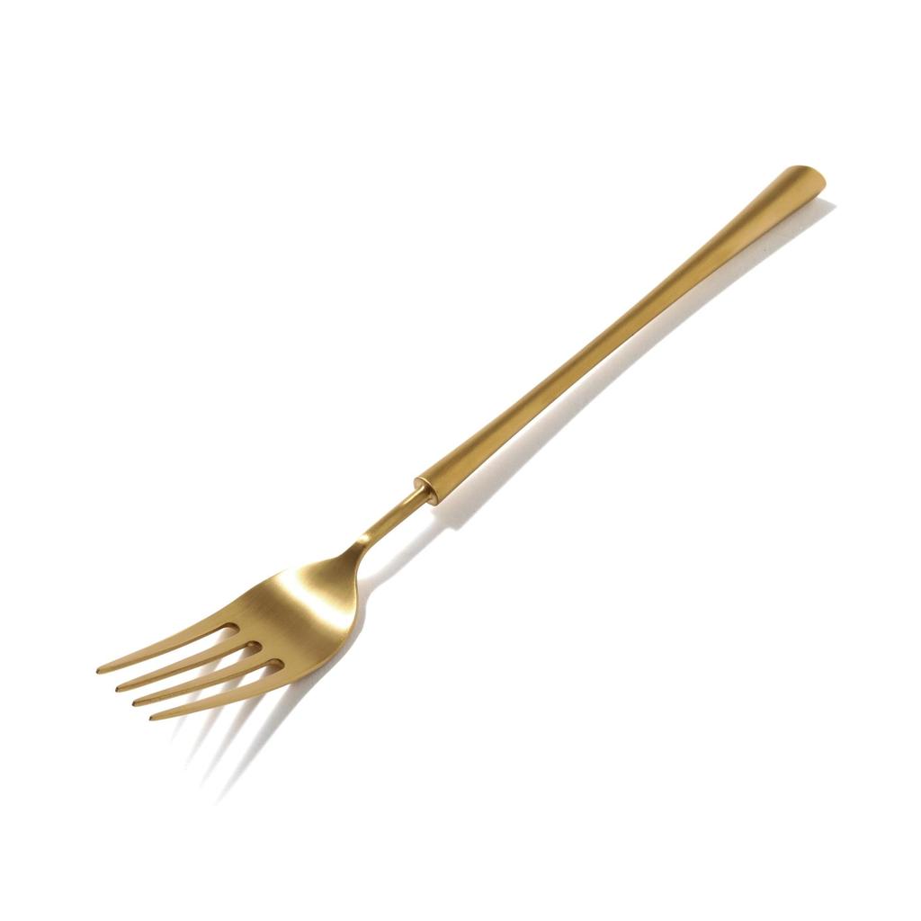 Francfranc Pair of Cutlery, 6-Piece Dinner Set, Gold
