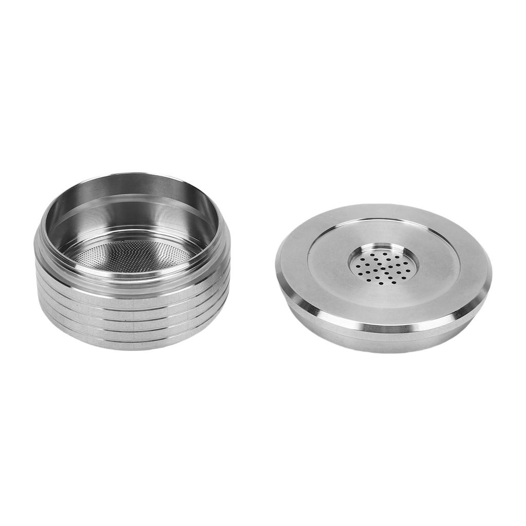 Refillable Coffee Capsule Spoon Brush Kit Fit for DELTA Q Coffee Machine Stainless Steel Reusable Coffee Pod Filter